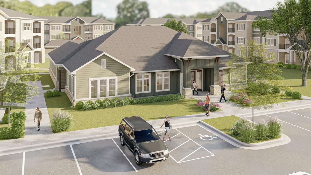 A rendering of Crosswinds Apartment Homes, a 312-unit complex in north San Antonio.