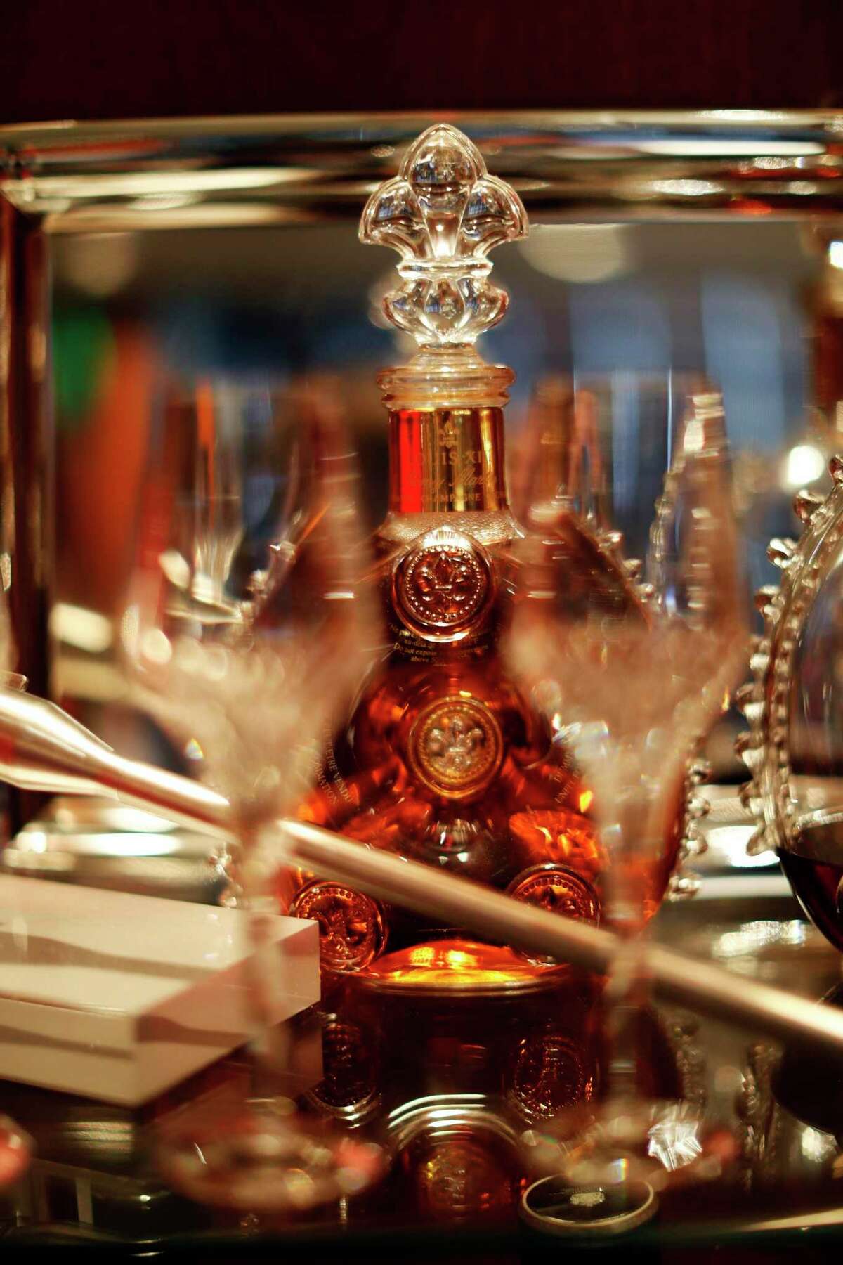 Louis XIII cognac at Alexander's Steakhouse in San Francisco, Calif., on Wednesday, August 28, 2019.