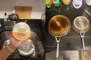 This $10 Scrub Daddy PowerPaste has revived my burnt pans