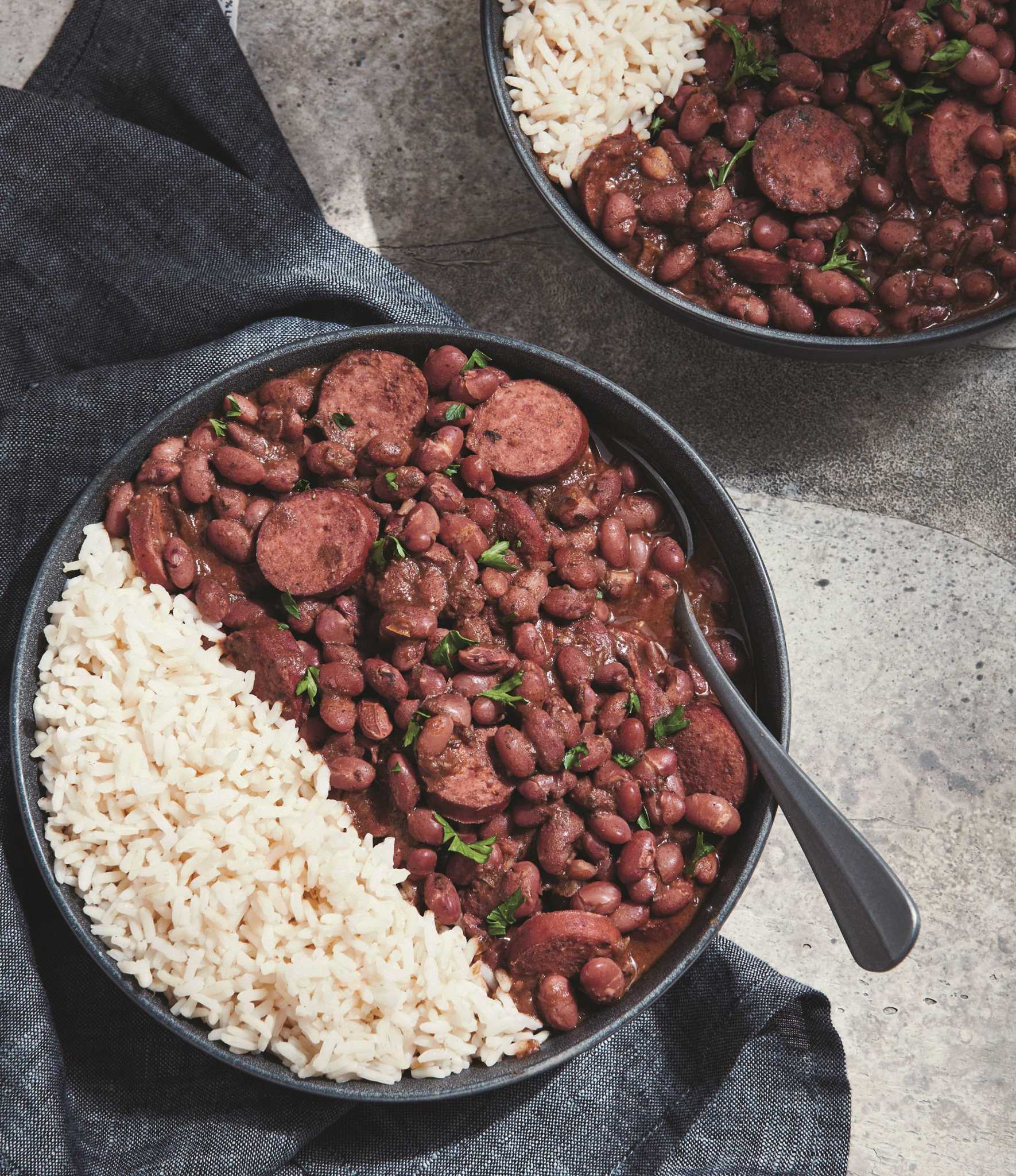 Recipe Red Beans and Rice with Turkey Sausage
