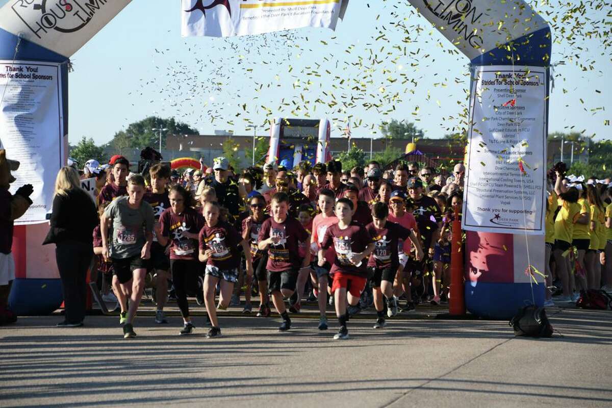 The Strides for Schools Fun Run, an annual fundraiser for the Deer Park Education Foundation, is scheduled for April 30 this year. The foundation hopes to raise $150,000 and have 1,500 participants.