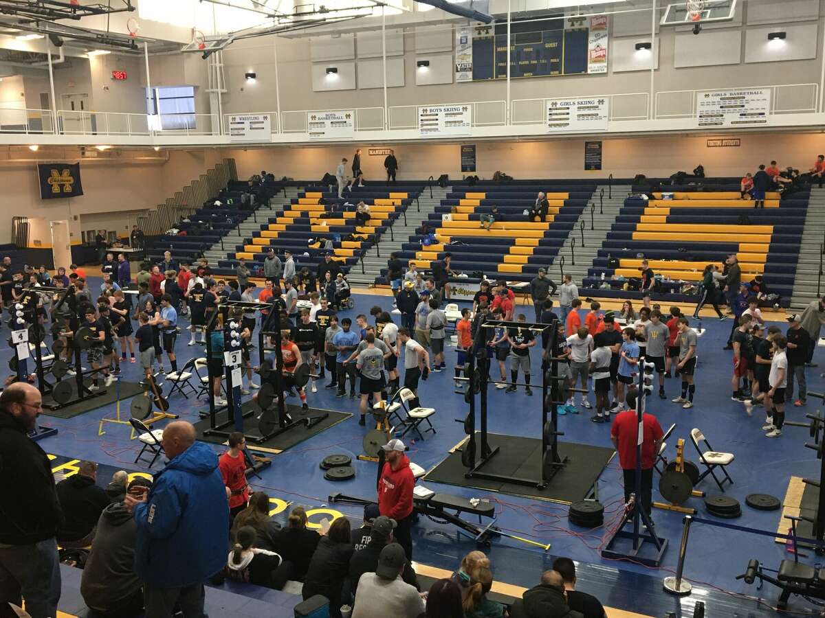 The Manistee Chippewas hosted the Northern Michigan Regional Powerlifting meet in mid-February. 