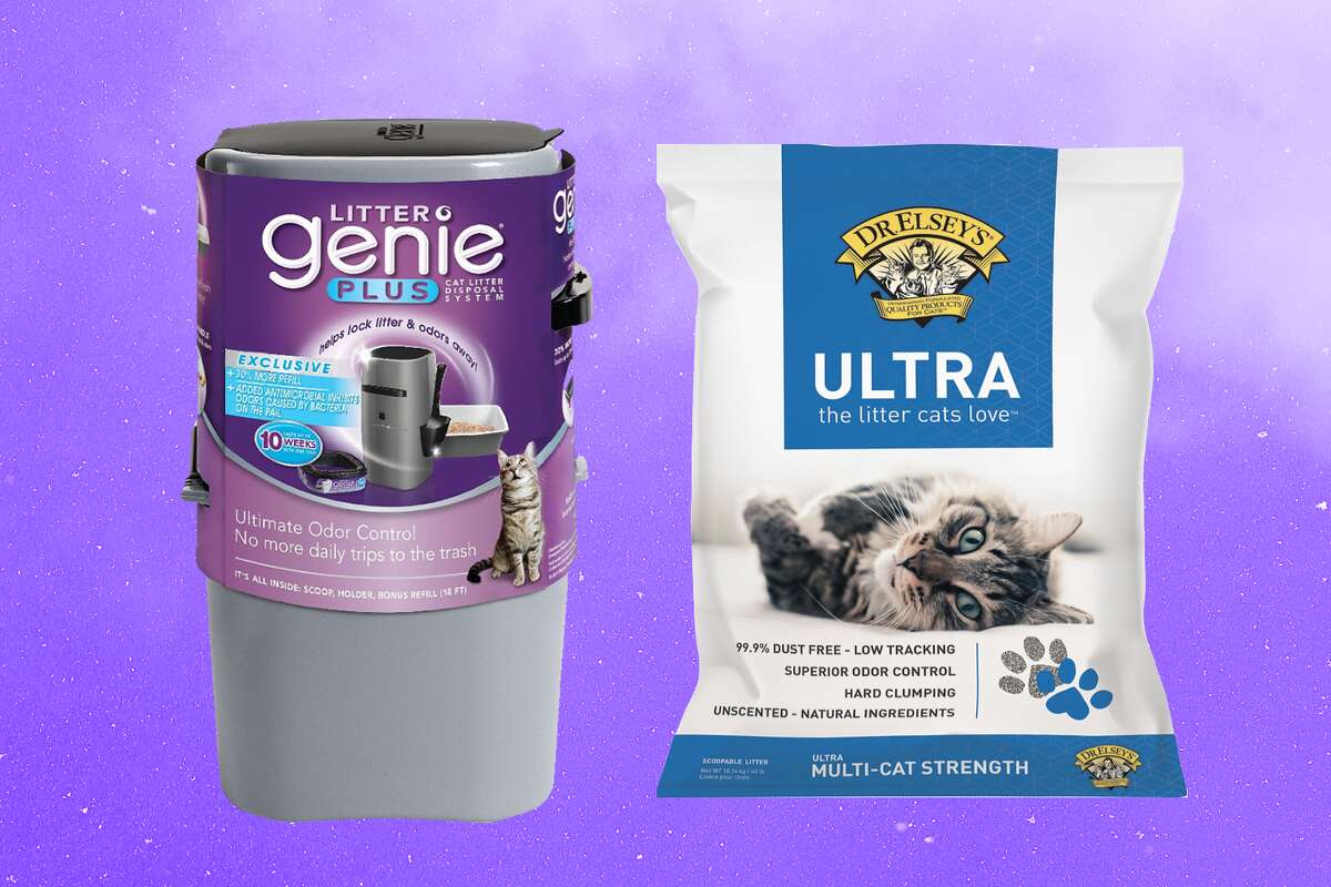 Get a free Litter Genie with your purchase of Dr. Elsey's Unscented Cat Litter from Chewy. 
