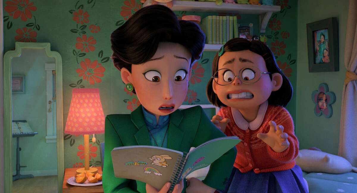 Ming est horrifiée de trouver le cahier de sa fille Mei où elle a griffonné des dessins d'elle-même embrassant un commis de dépanneur local de 17 ans.