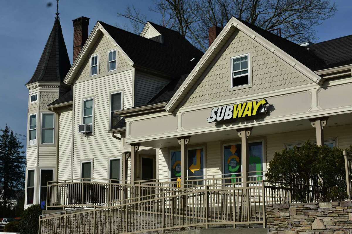 A Subway restaurant on Greenwood Avenue in Bethel, Conn., in March 2022. The Milford-based giant has sued the biggest beef packers in the United States, aiming for triple damages alleging those suppliers conspired to hike prices in the years prior to the COVID-19 pandemic.