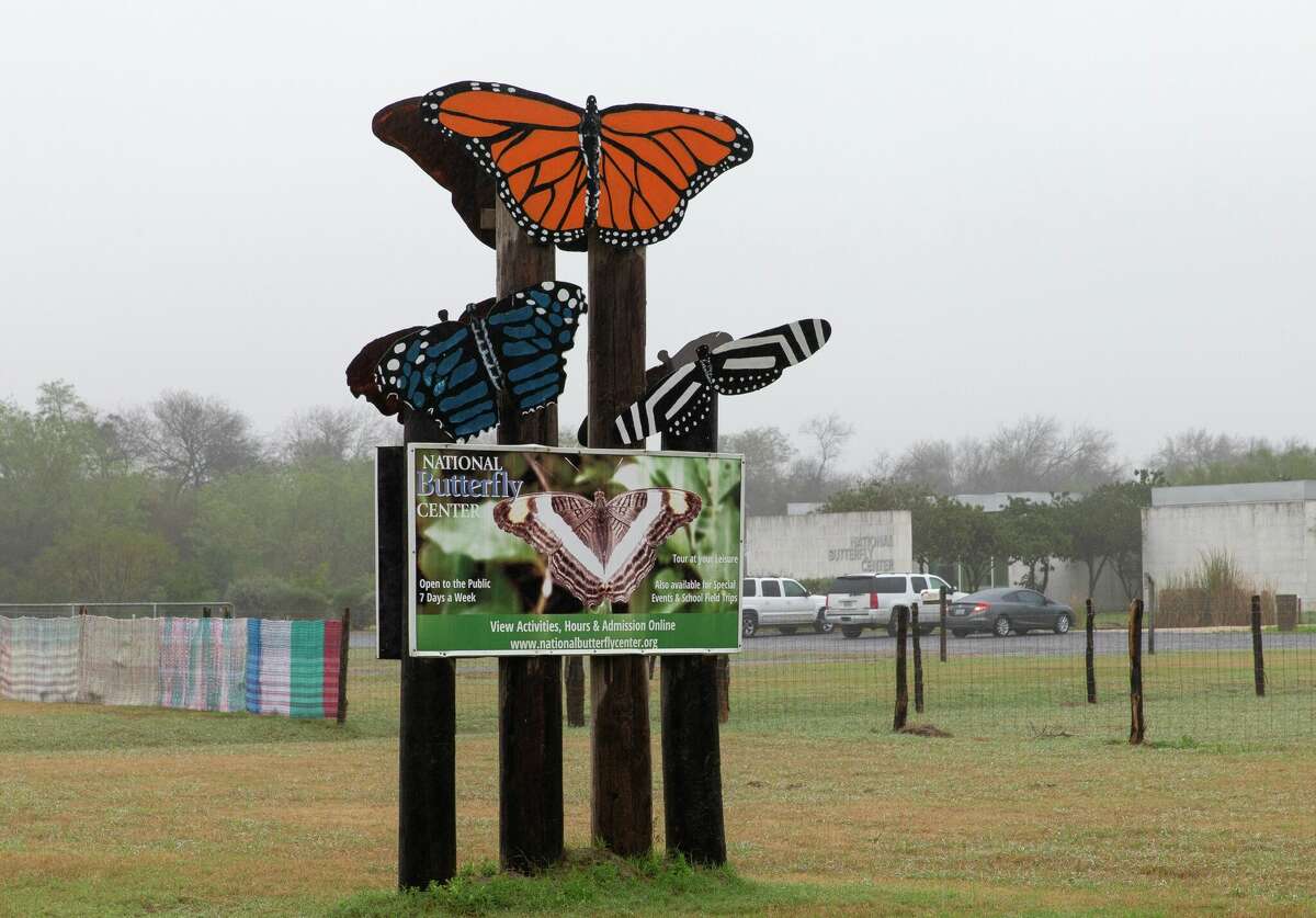 The entrance to the National Butterfly Center on January 15, 2019, in Mission, Texas.