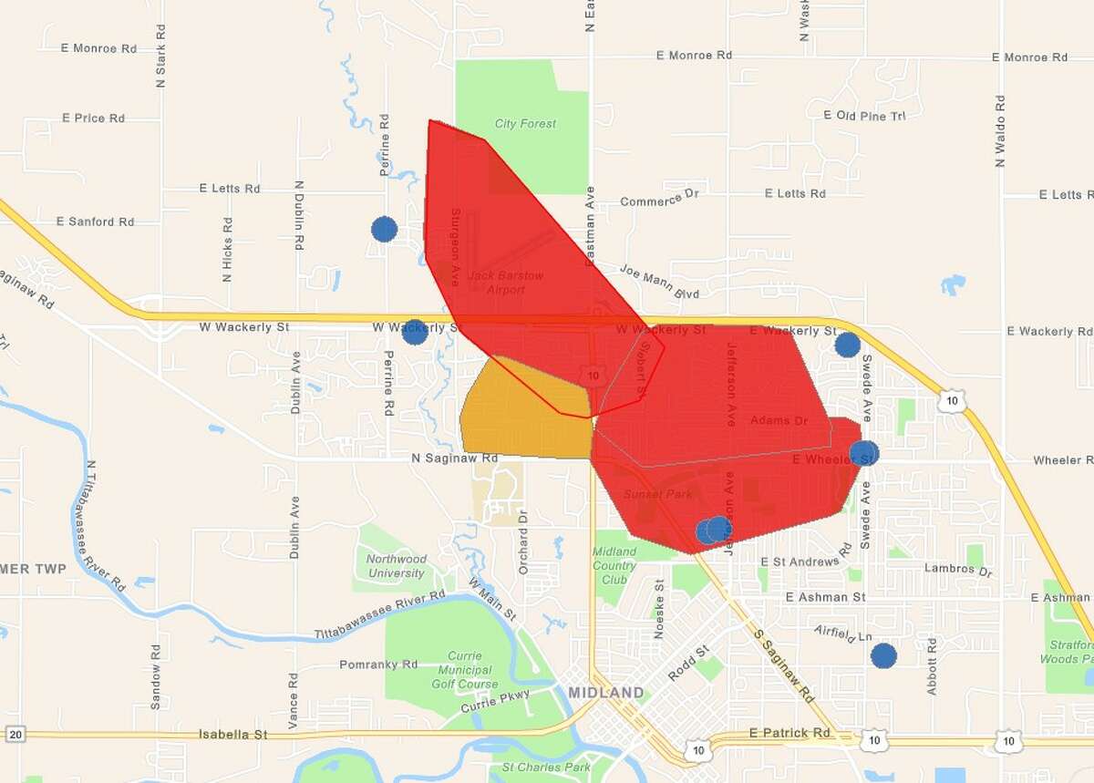 Most of Midland area has power restored after scattered outages