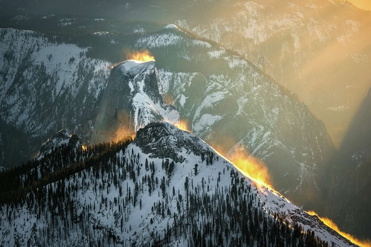 Firefall wasn't the only thing glowing orange in Yosemite National Park last month. 