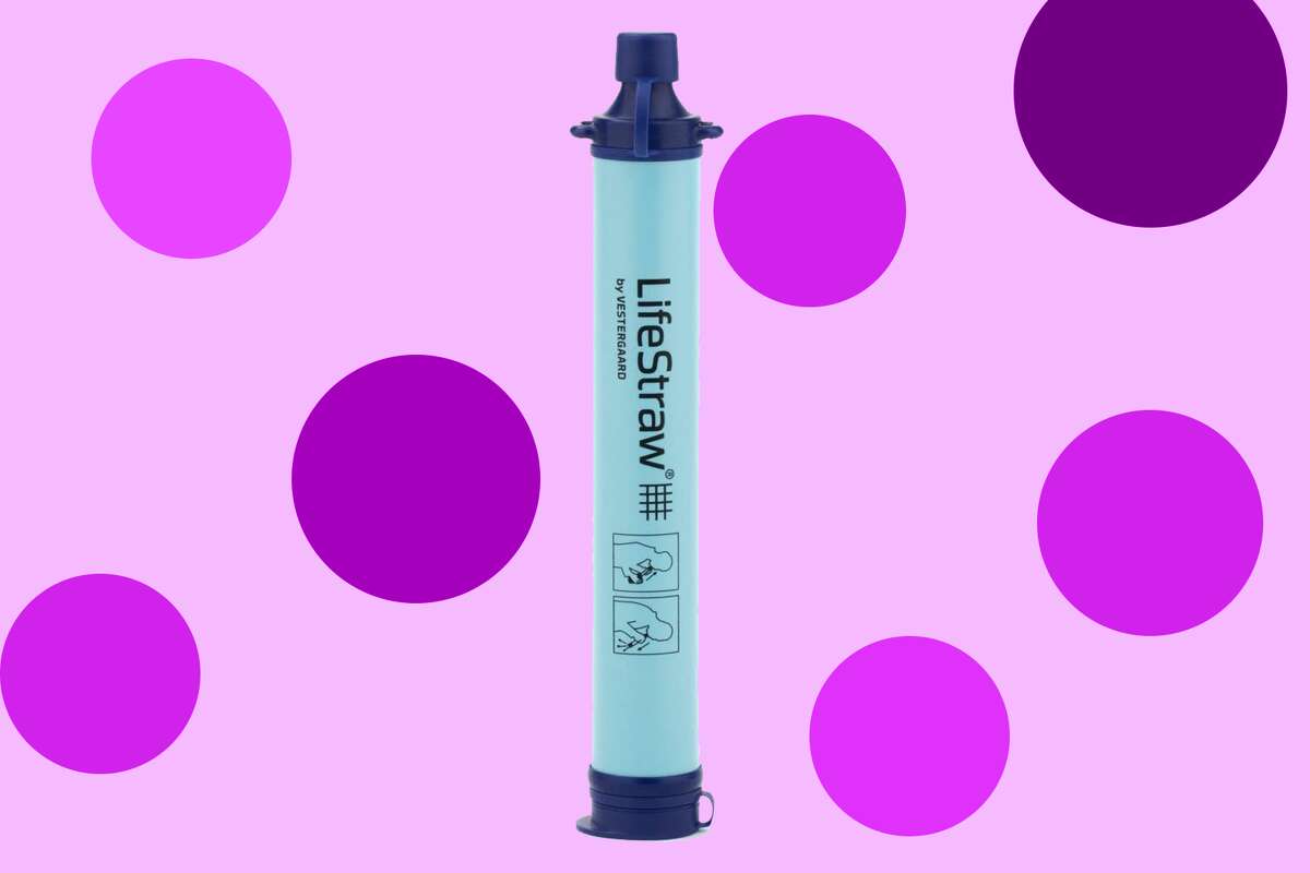 The LifeStraw Portable Water Filter ($14.99) from Amazon. 