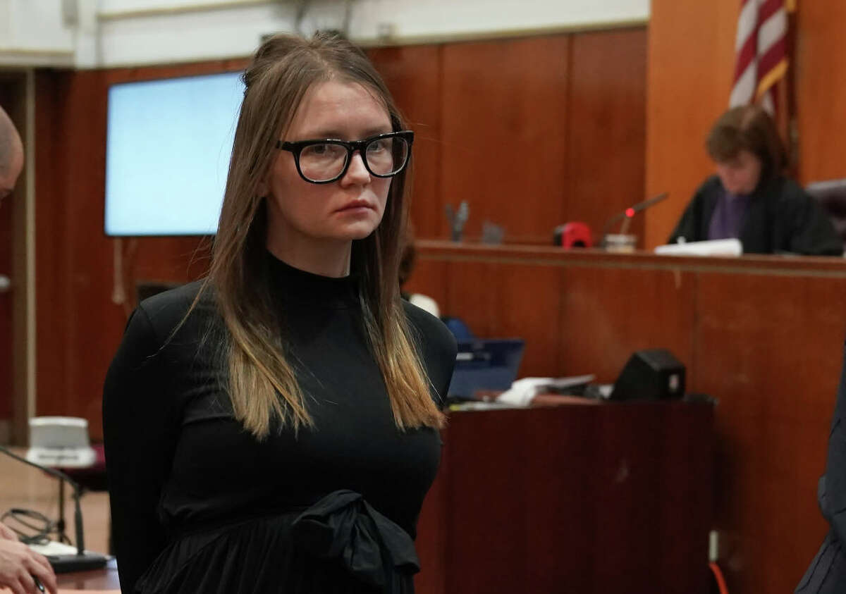 Anna Sorokin, who pretended to be German heiress Anna Delvey, is shown after being sentenced in Manhattan Supreme Court May 9, 2019 following her conviction on multiple counts of grand larceny and theft of services. She is currently fighting deportation in a Goshen prison.