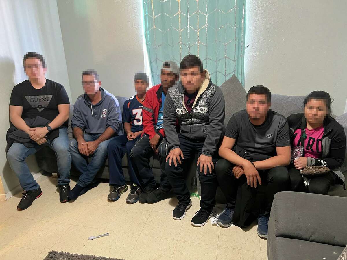 A stash house was discovered in central Laredo on Tuesday, March 15, 2022 containing seven individuals.