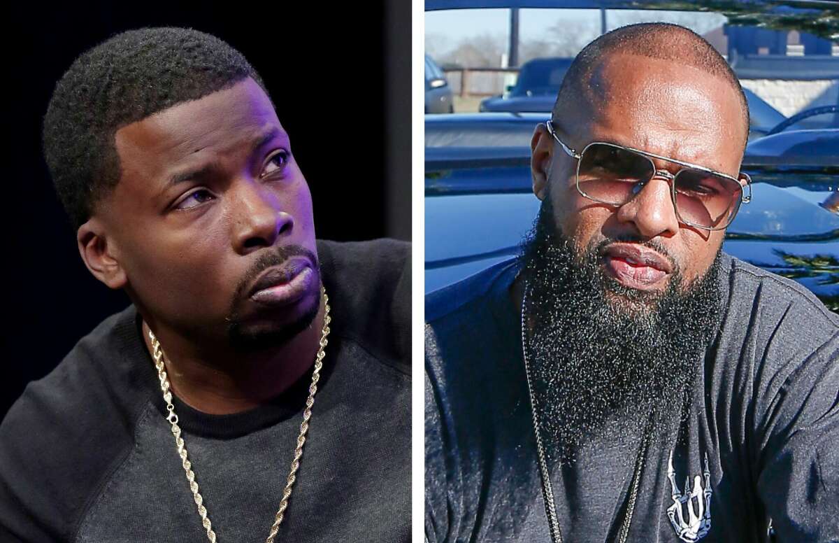 Lil Keke (left) and Slim Thug (right) will perform at the Turkey Leg Hut block party on Sunday, March 27, 2022.
