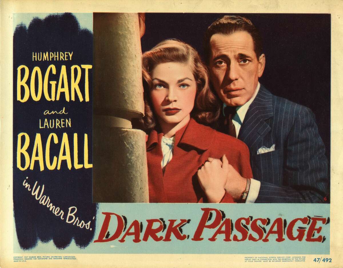 A movie poster for "Dark Passage."