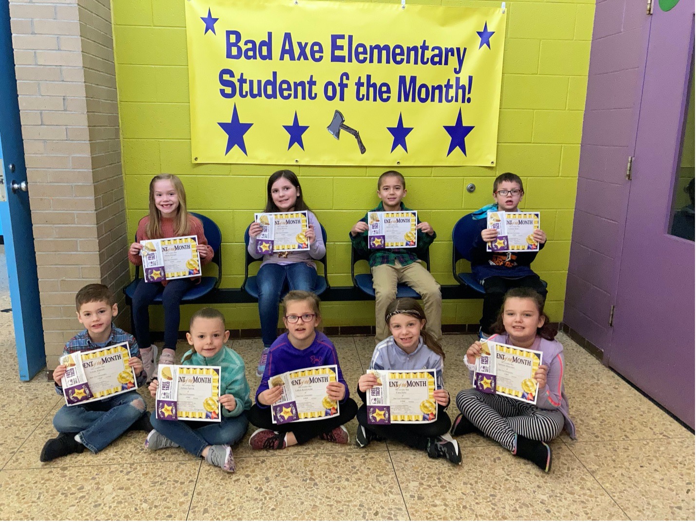 Bad Axe Schools announce citizens of the month
