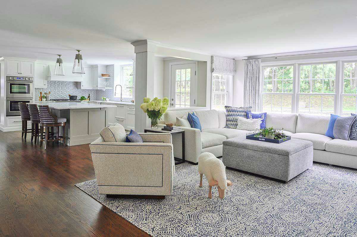 The Regan family in West Hartford gave their home a light and bright makeover. 