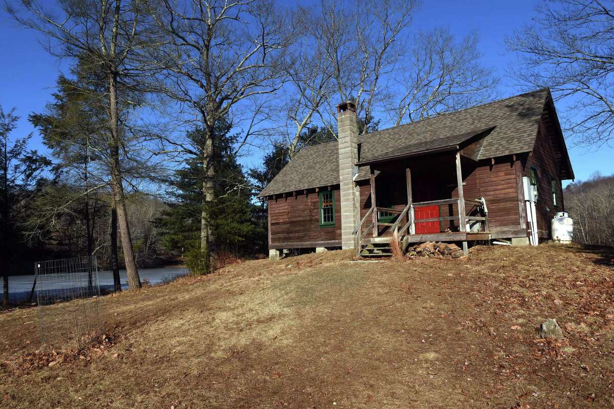 Point Cabin at Deer Lake Scout Reservation in Killingworth photographed on January 27, 2022.