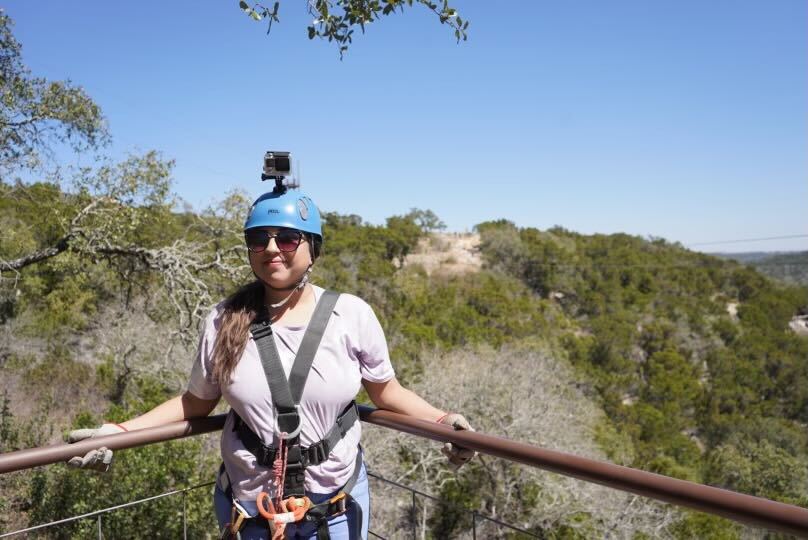 I went zip-lining through Hill Country tree tops near San Antonio