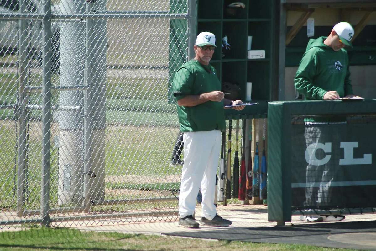 Clear Falls baseball coach Eddie Youngblood watched his team pick up a win over Clear Brook Tuesday night to remain a co-leader with Clear Creek in the District 24-6A race.