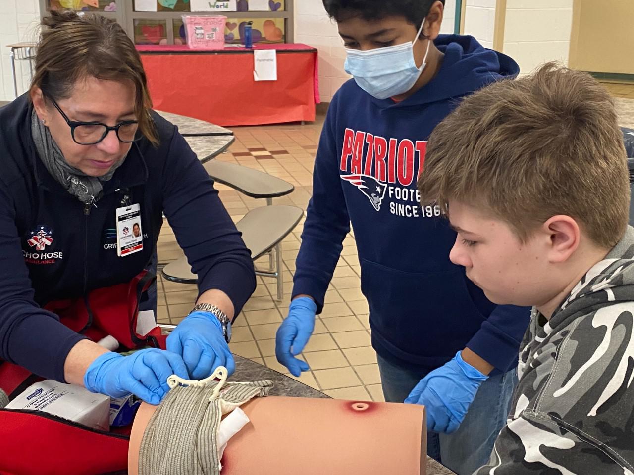 Shelton students gets hands-on glimpse at emergency services