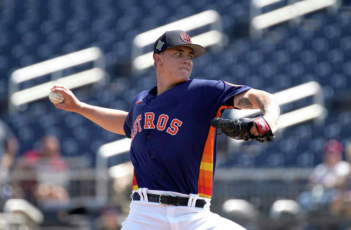 Astros reassign top prospect Hunter Brown to minor league camp