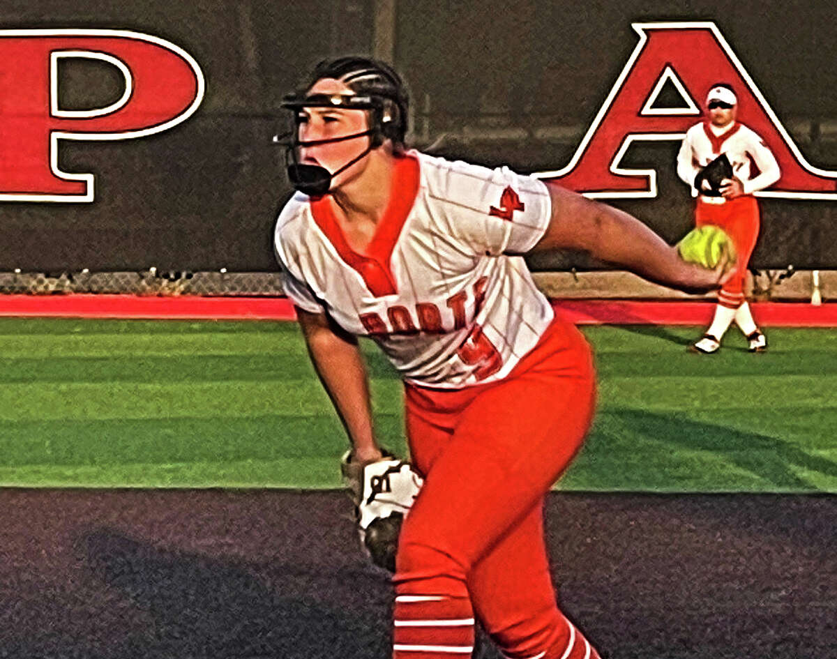 La Porte pitcher Madison Guidry had a pair of strong performances in district play for the Bulldogs last week.