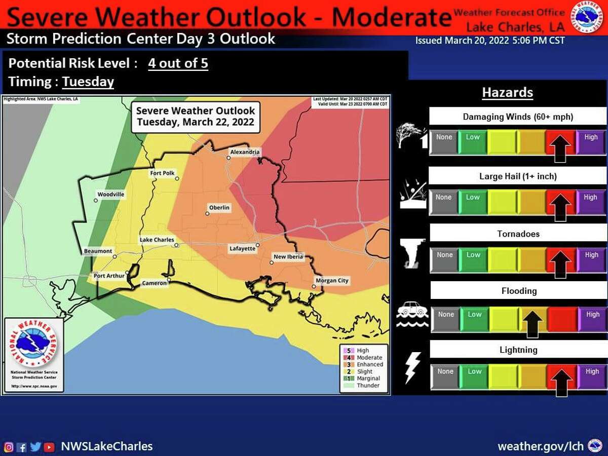 Severe weather expected to roll into Southeast Texas overnight, early