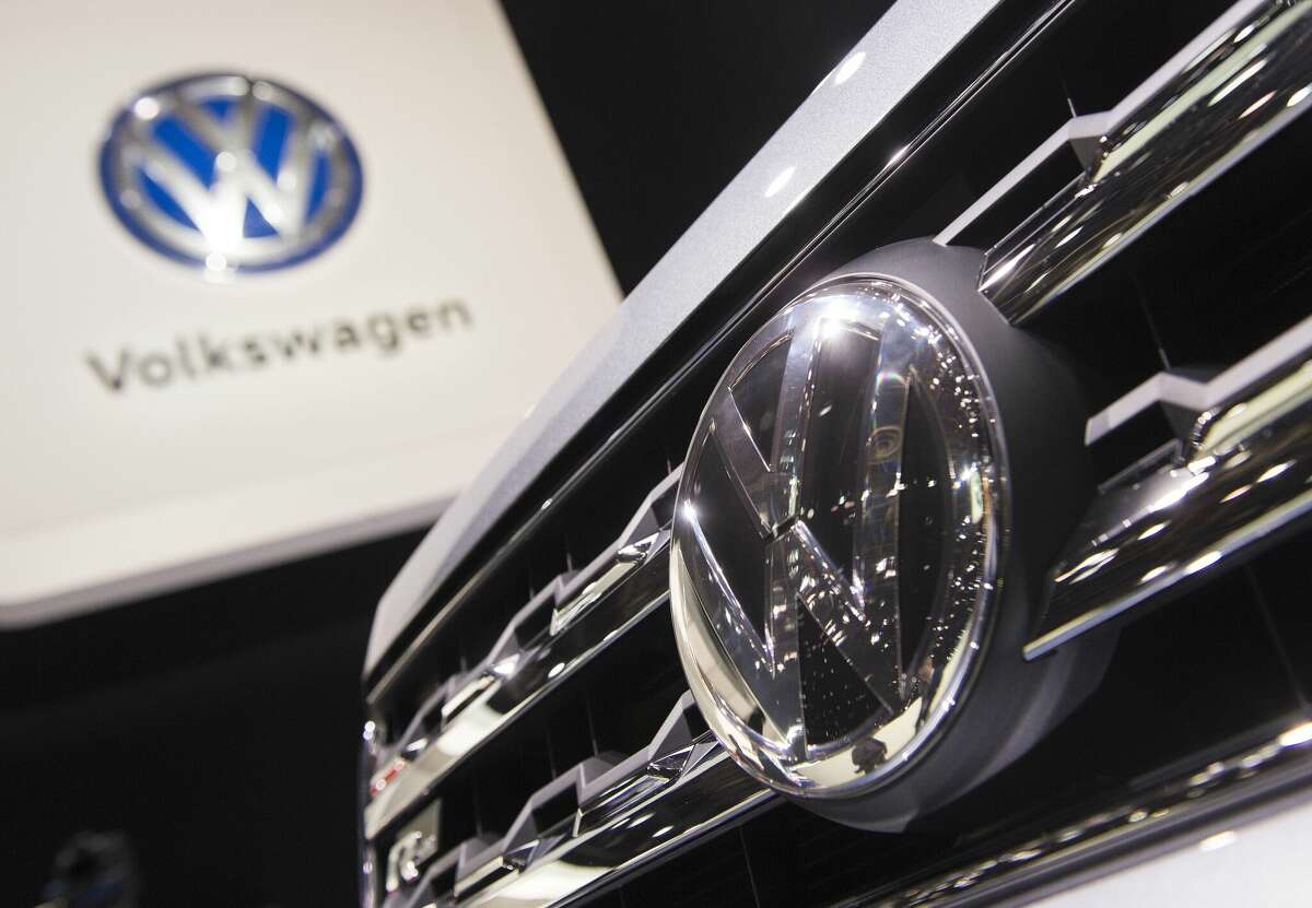 The new Volkswagen Atlas SUV is seen during the 2017 North American International Auto Show in Detroit, Michigan, January 9, 2017. / AFP PHOTO / SAUL LOEB (Photo credit should read SAUL LOEB/AFP via Getty Images)