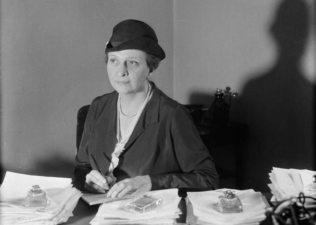 1933 - Women in office: 187 - Political party: 99 Democratic, 81 Republican, 4 nonpartisan, 3 other party - Level of government: 12 federal executive or Congress, 161 state legislature, 14 statewide executive, 0 D.C. or other territory legislature From her political beginnings as an executive secretary for the New York City Committee on Safety to her biggest role as Franklin D. Roosevelt’s Secretary of Labor, Frances Perkins was one of the country’s most vocal and influential female politicians in the ’30s. Her federal appointment, which she held for 12 years, made her the first woman to serve in a presidential cabinet. During her time under Roosevelt, Perkins tackled many of the problems brought on by the Great Depression, and, most notably, drafted the legislation that led to the Social Security Act. [Pictured: Frances Perkins photographed at her office in the State Building, New York City in 1933.]