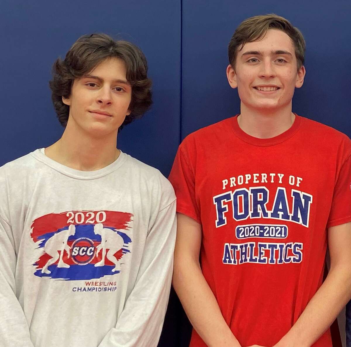 Foran's Craig Mager and Kyle Pokornowski, along with Antonio Madero, earned second team All-SCC in wrestling.