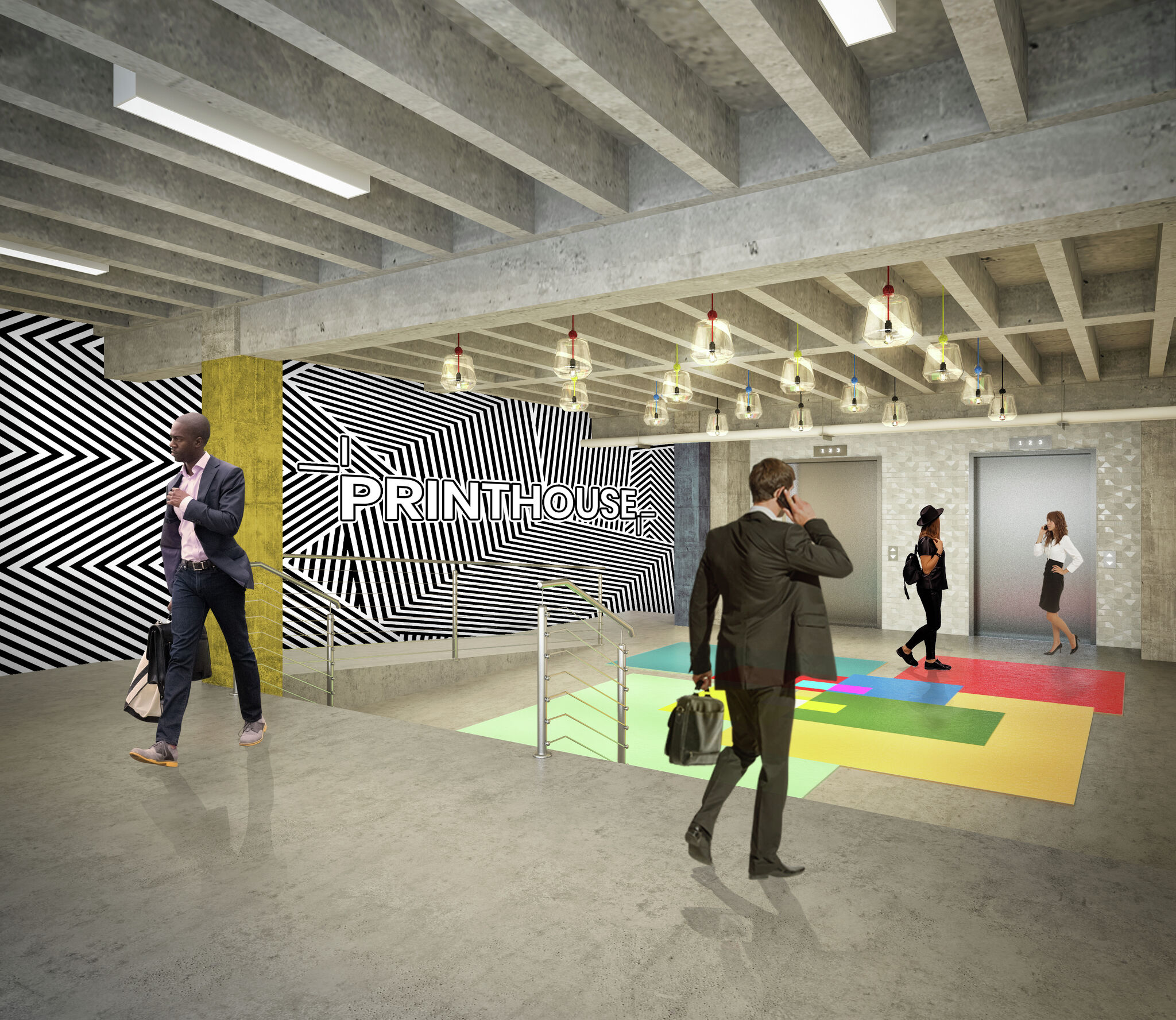 Renderings show plans for a total revamp of an old Houston Post