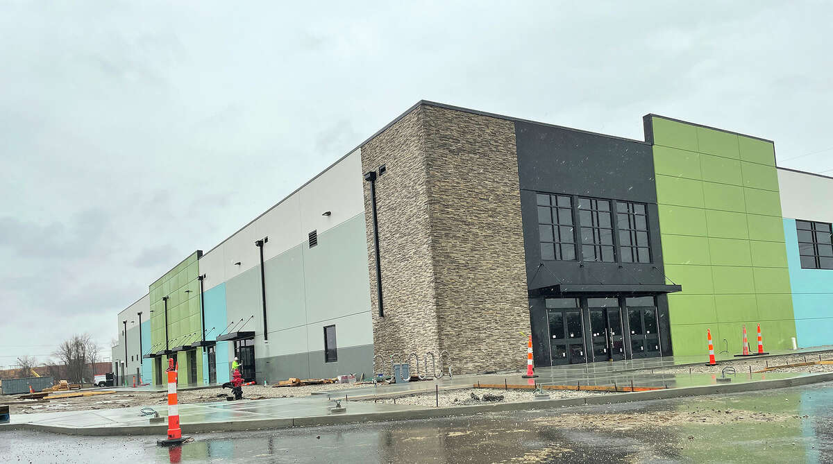 The front of the R.P. Lumber Center Ice Rink Tuesday. The rink is expected to open in late May and is one of many facets of the city's parks and recreation programs for 2022. 