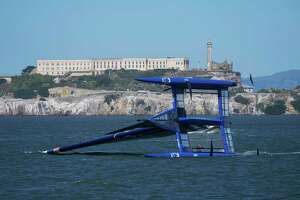 $7 million catamaran capsizes on the San Francisco Bay