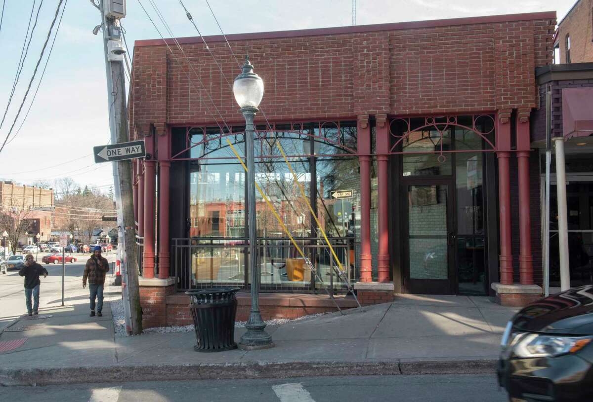 Exterior of Gaffney’s at 16 Caroline Street on Tuesday, March 22, 2022 in Saratoga Springs, N.Y.