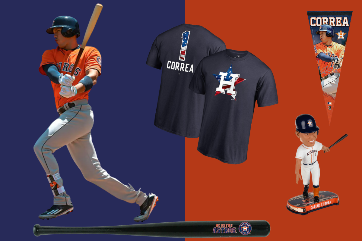 Carlos Correa Houston Astros 2017 MLB World Series Champions