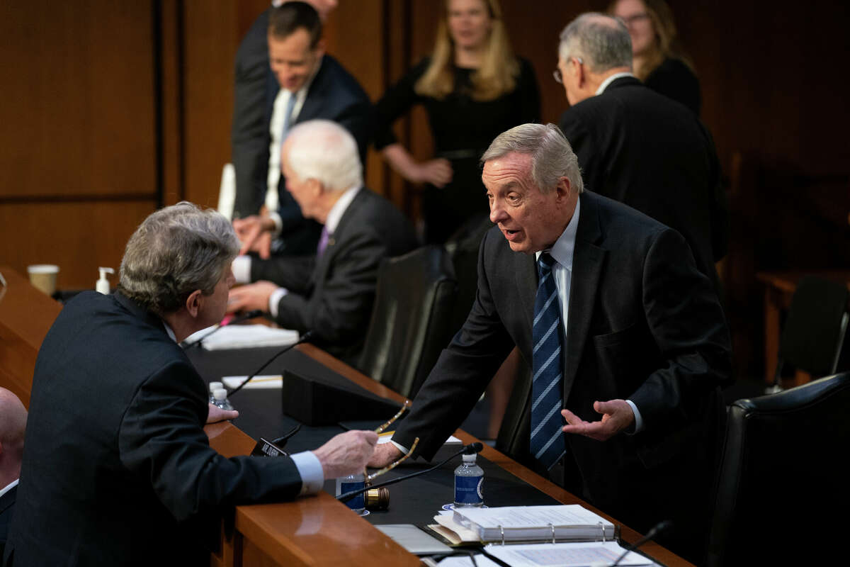 Questioning Justice Scenes from Capitol Hill amid Supreme Court confirmation hearings
