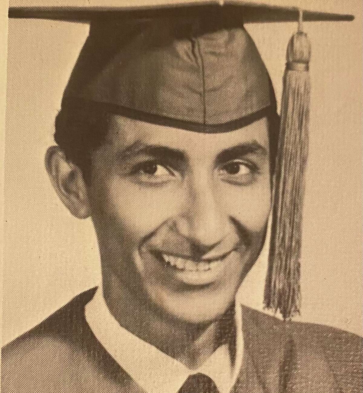 Manuel Garza's 1969 Edgewood High School yearbook photo.