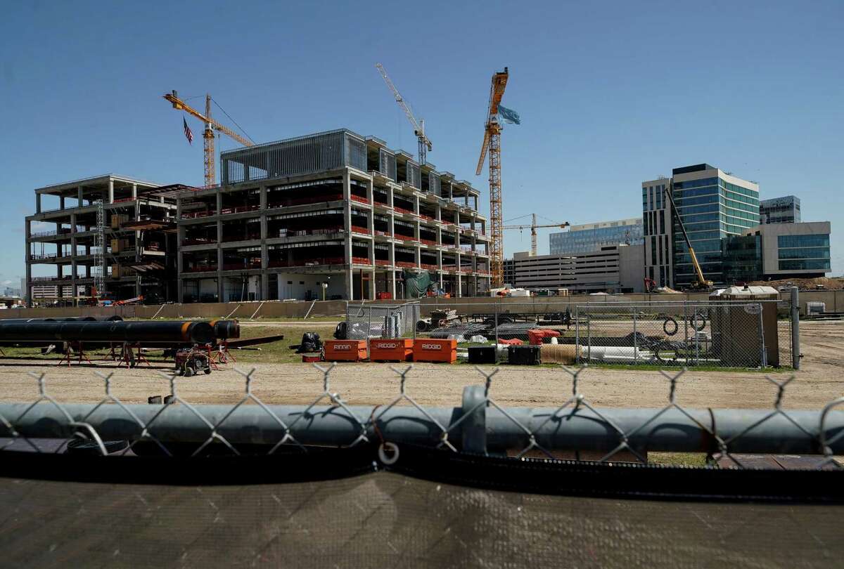 The TMC3 Collaborative Building, a 250,000 square-foot joint research building located in the heart of the TMC3 life science campus, seen on Tuesday, March 22, 2022, in Houston.