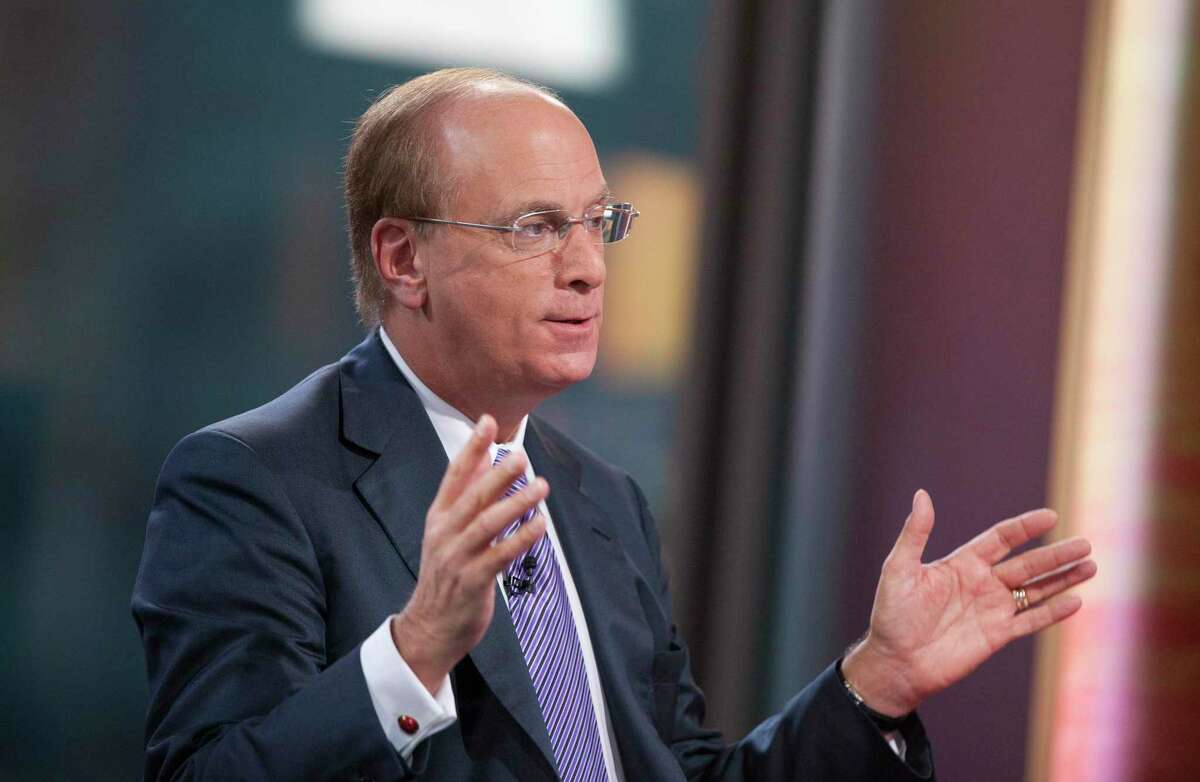 Laurence "Larry" D. Fink, chairman, chief executive officer and co-founder of BlackRock Inc., speaks during an interview in Hong Kong, China.