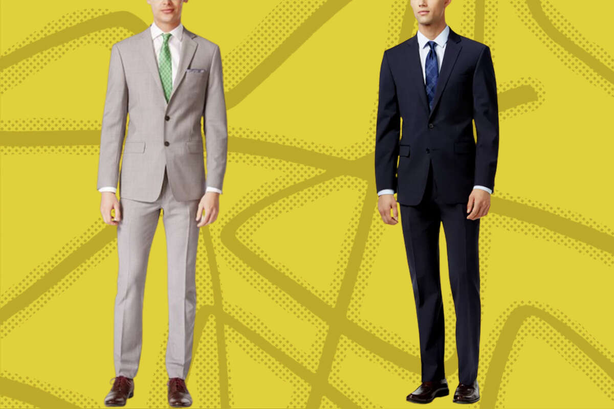 Macy's semi-annual suit event is on up to 75% off brands like Ralph Lauren + Tommy Hilfiger