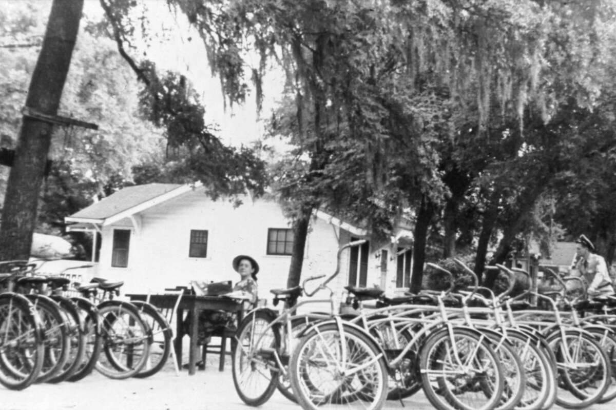 As a young man, Germano “Jim” Hasslocher, manned a bicycle rental stand by Brackenridge Park. He went on to start Frontier Drive-In, Jim’s Restaurants and the Magic Time Machine restaurants.