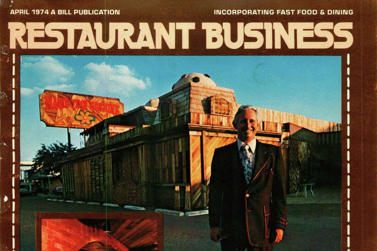 Germano “Jim” Hasslocher appeared on the cover of the trade publication Restaurant Business outside the Magic Time Machine in 1974, one year after he opened the resturant.