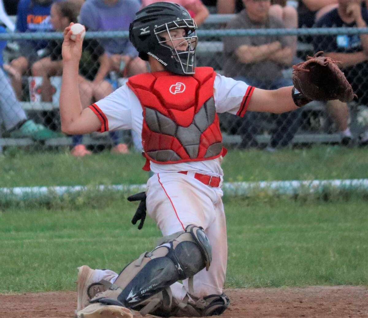 Benzie Central's Danny Wallington will be back behind the plate for the Huskies this season.