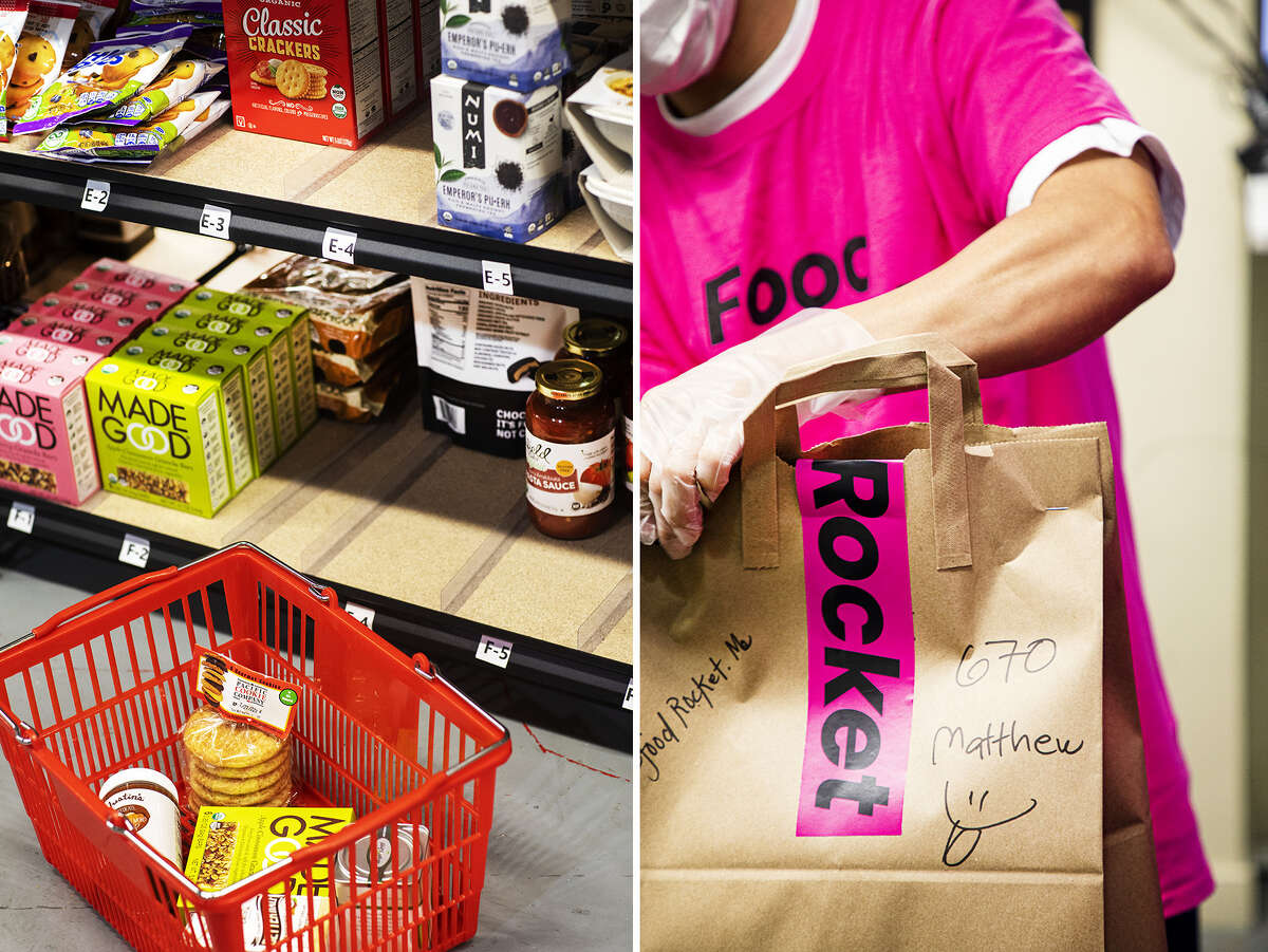 San Francisco-based Food Rocket promises grocery delivery in 15 minutes.