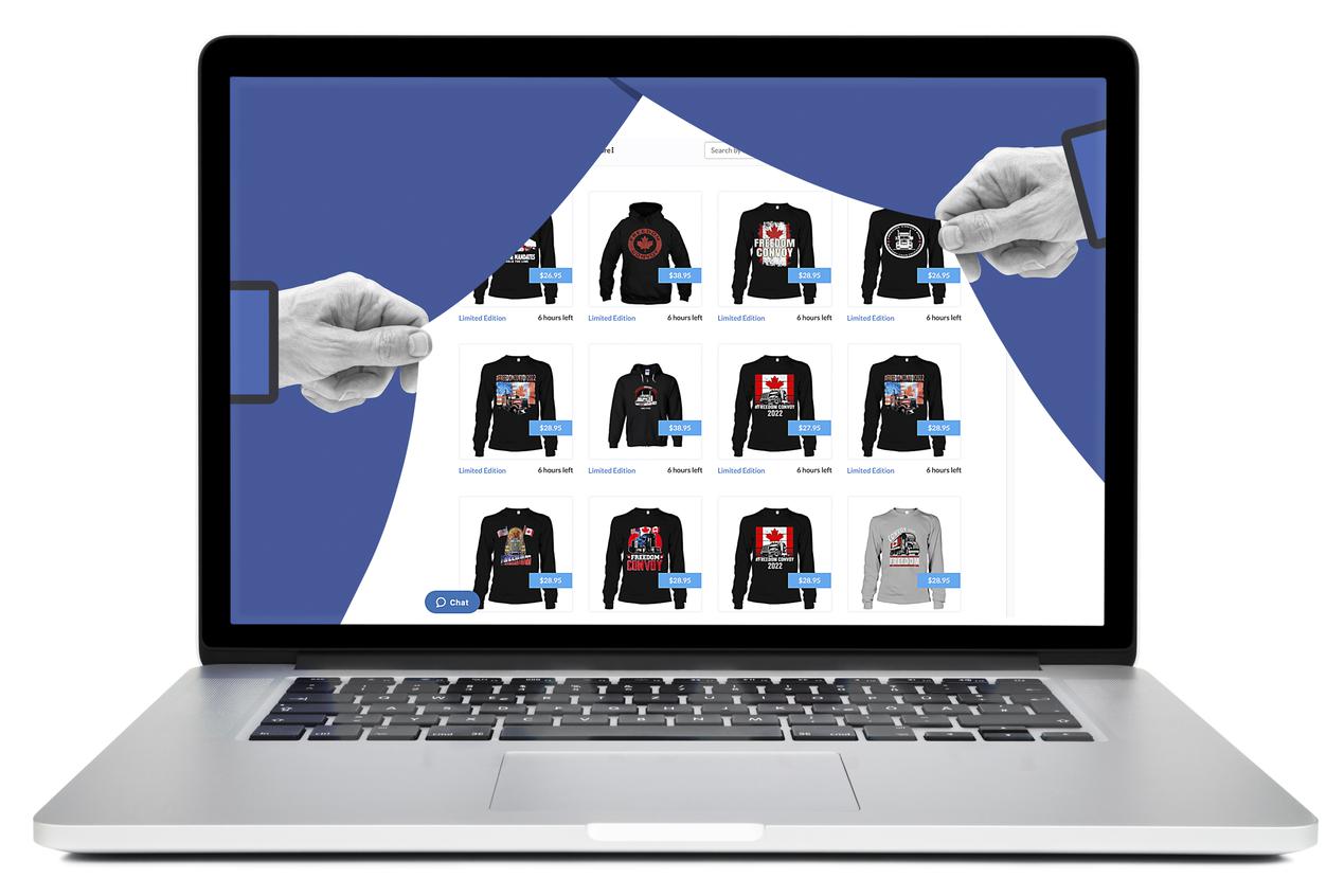 Internet entrepreneurs far from the U.S. are inflaming political division on Facebook to sell T-shir