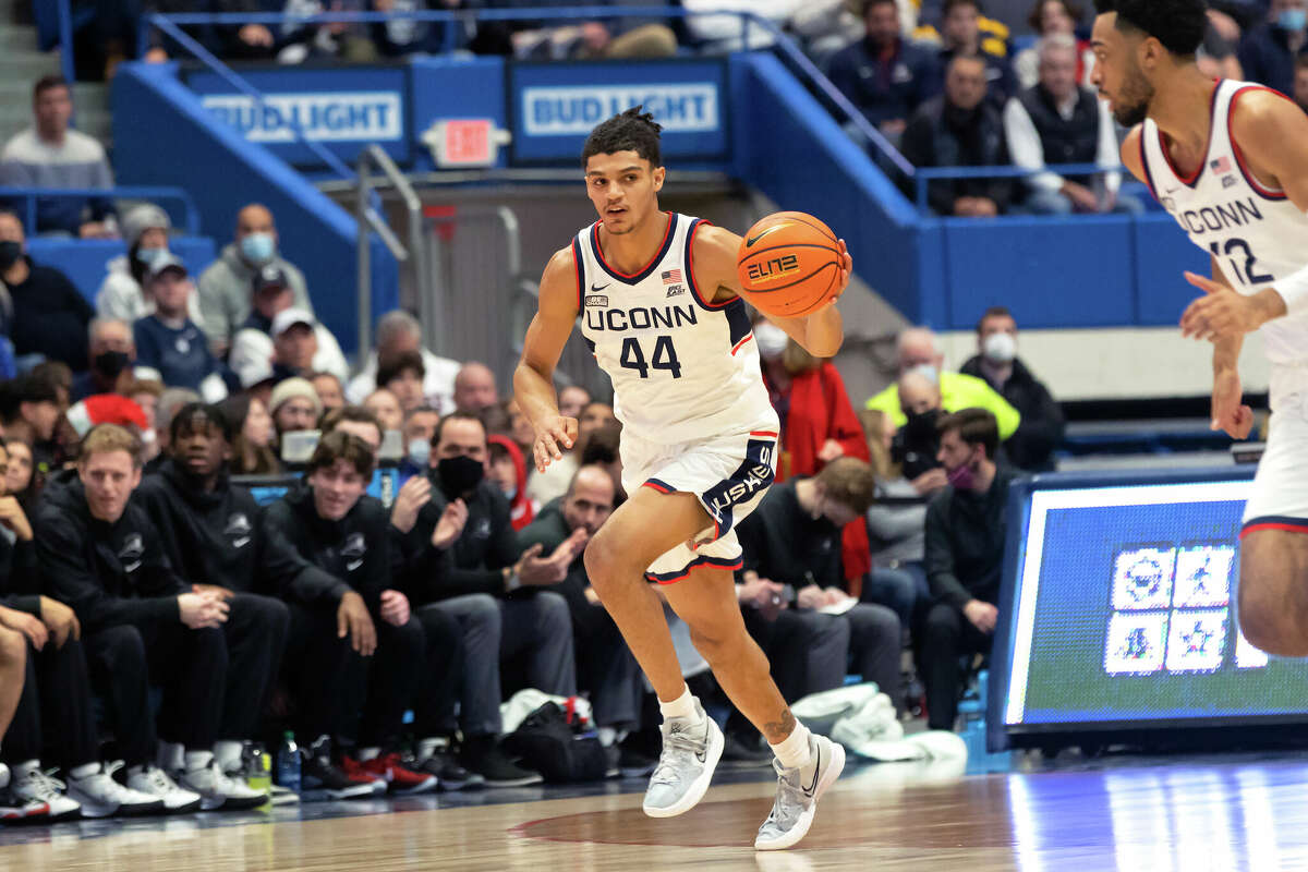 Albany Academy graduate Andre Jackson of the Connecticut men's basketball team.