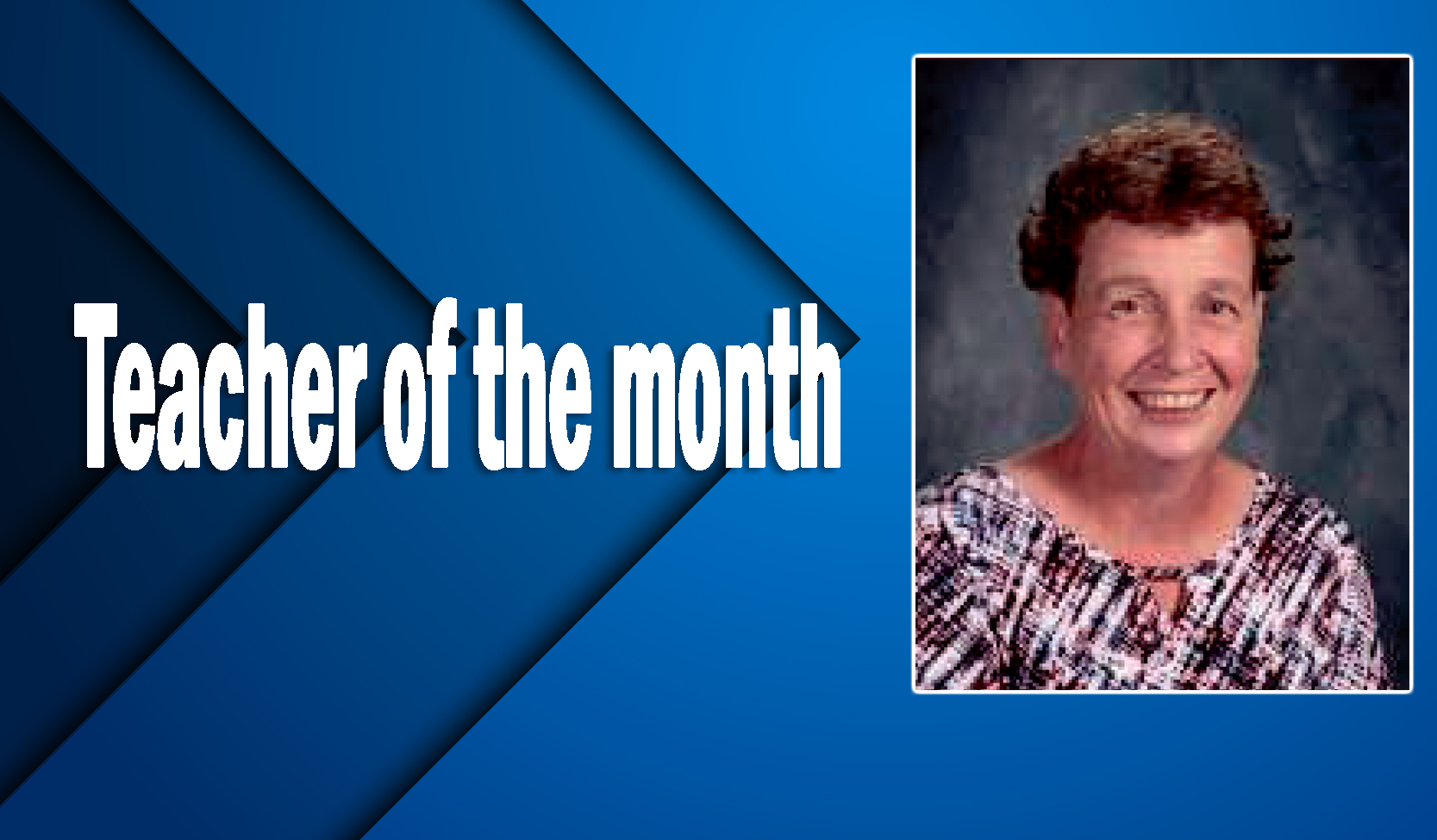 Teacher of the month: Nikki Johnson