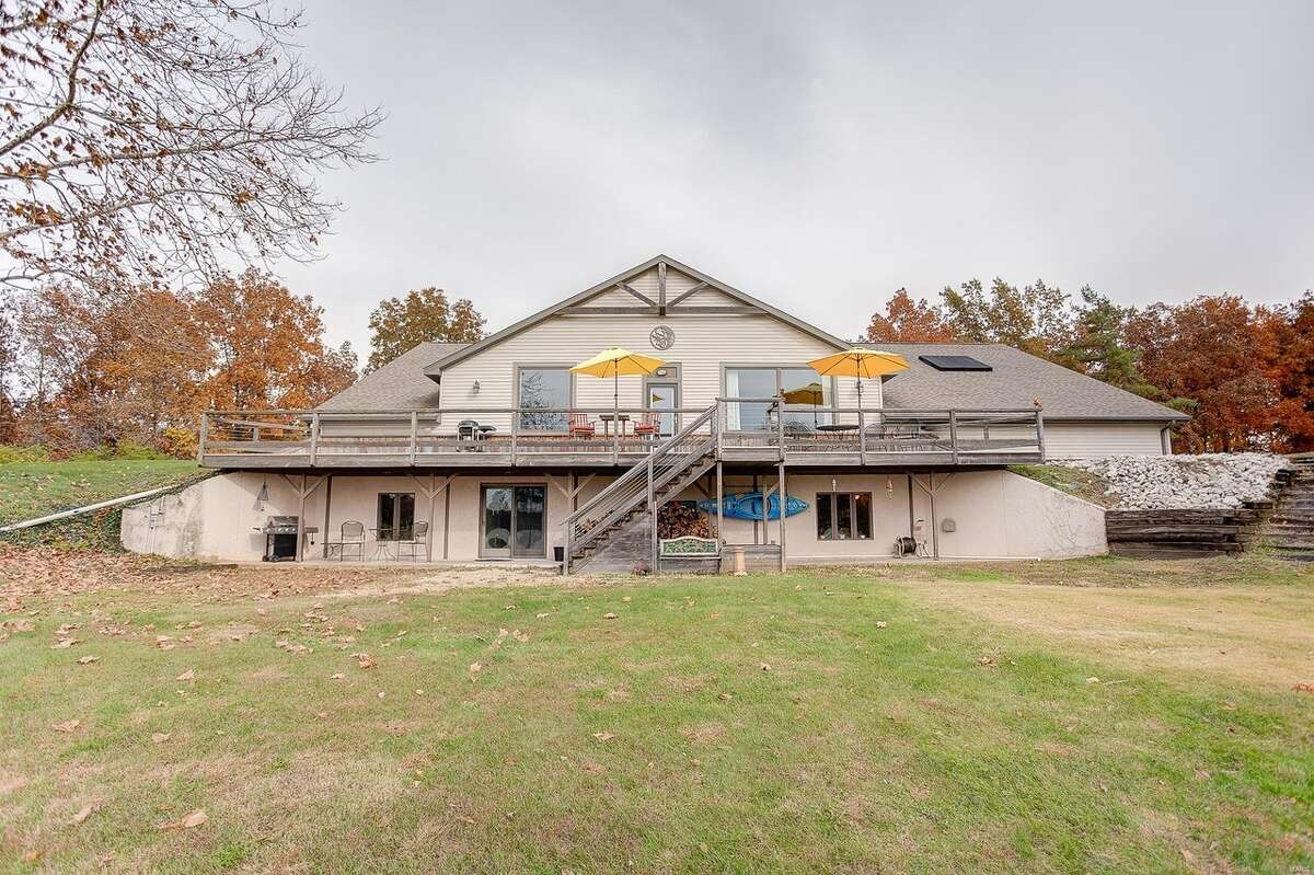 This home at 50 Greggs Lane for $600,000 features more than 7,000 square-feet of living space with a magnificent second floor kitchen. 