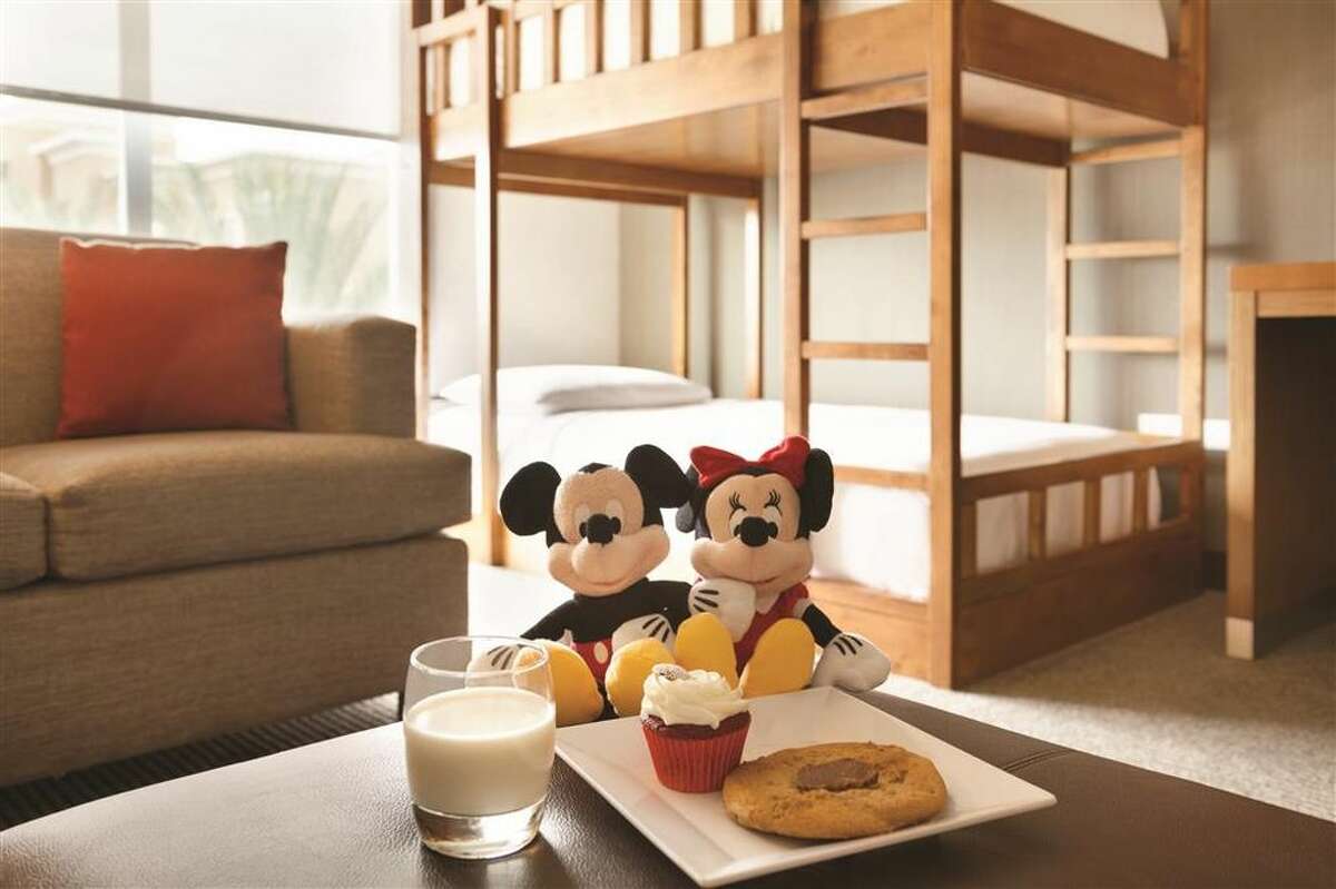 A room at the Hyatt Place at Anaheim Resort/Convention Center.