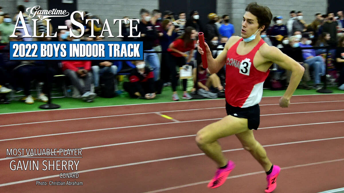 Conard's Gavin Sherry is the 2022 GameTimeCT Indoor Boys Track All-State MVP.