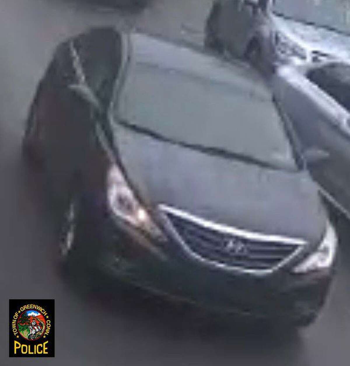 Police said the getaway car was a Hyundai and posted this photo of it.